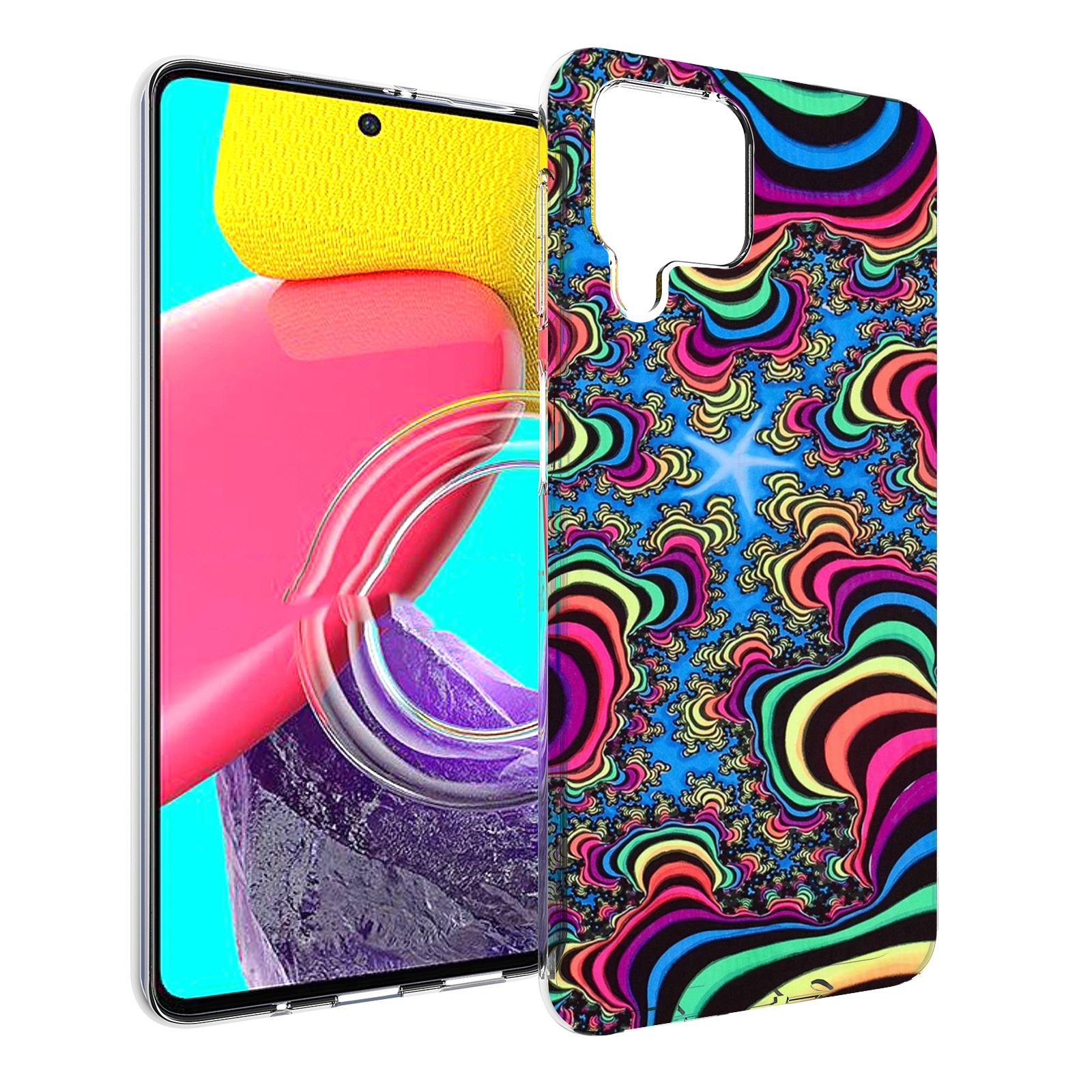 

Чехол MyPads щупальца иллюзия для Samsung Galaxy M53 (SM-M536), Прозрачный, Tocco