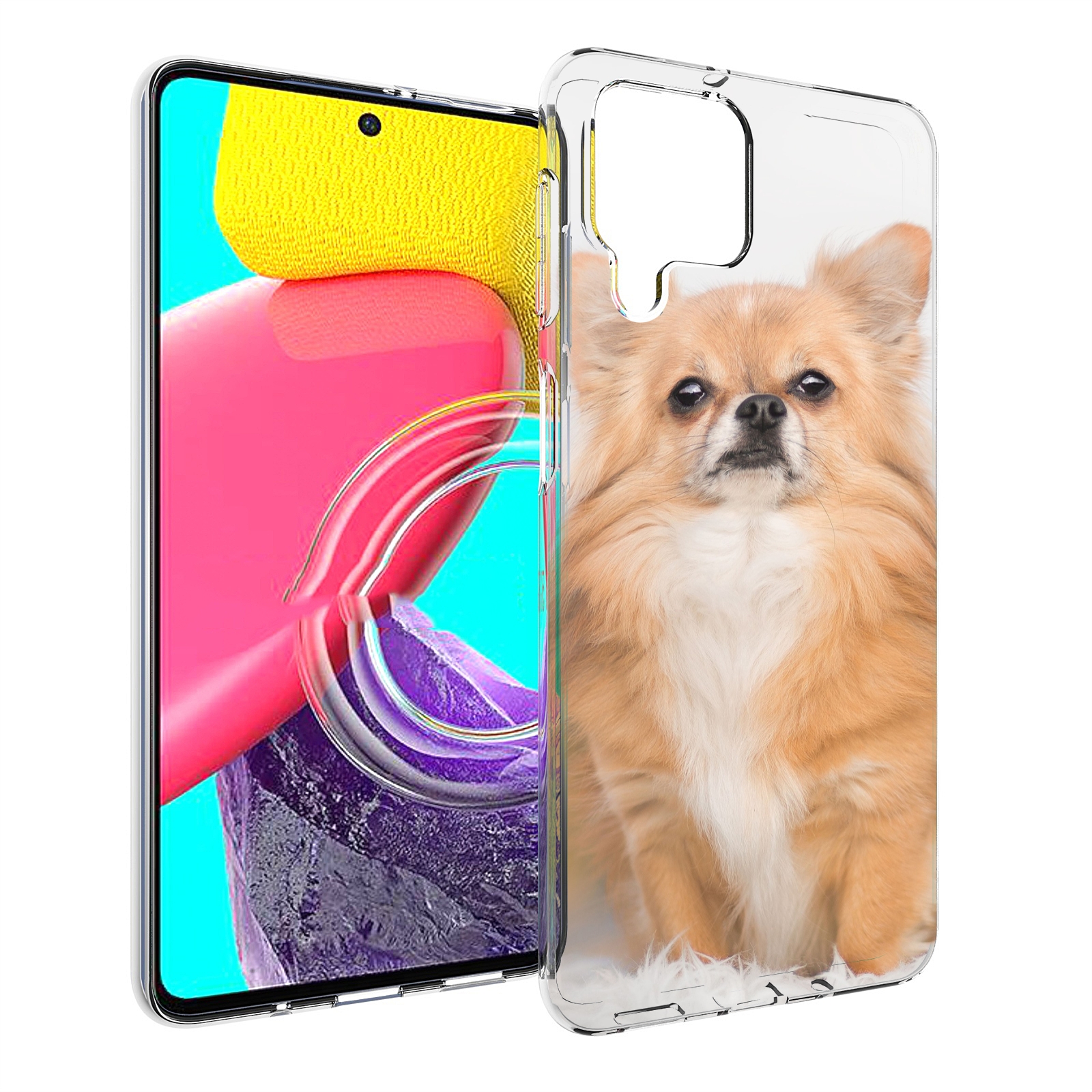 

Чехол MyPads чихуа хуа для Samsung Galaxy M53 (SM-M536), Прозрачный, Tocco