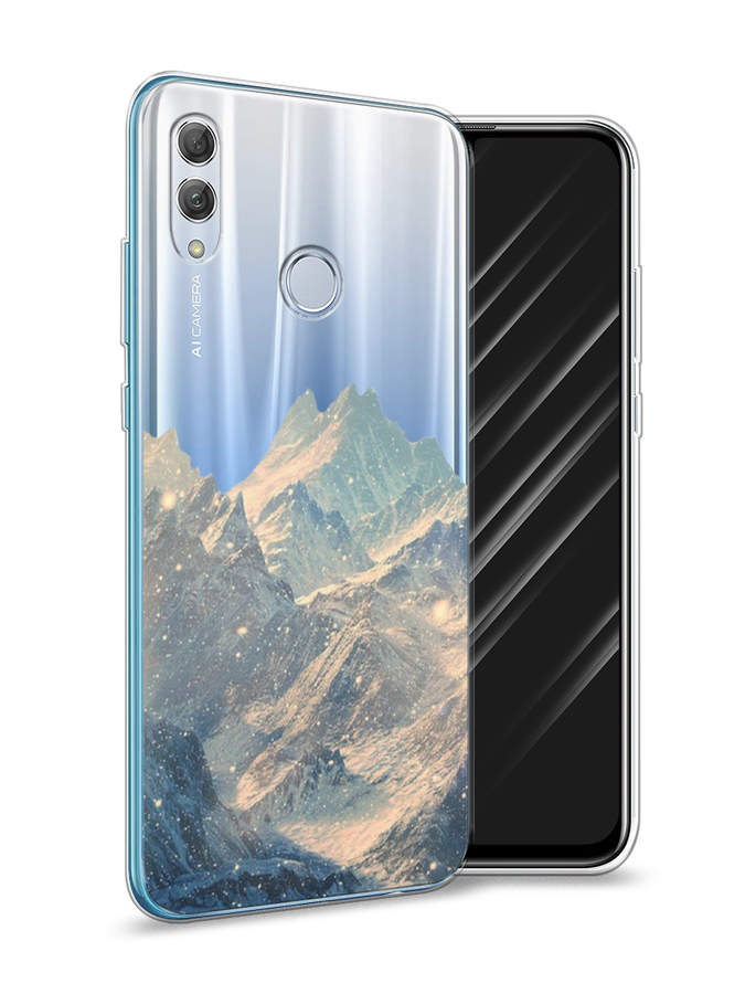 

Чехол Awog на Huawei P Smart 2019 "Горы арт 2", Серый, 67250-10