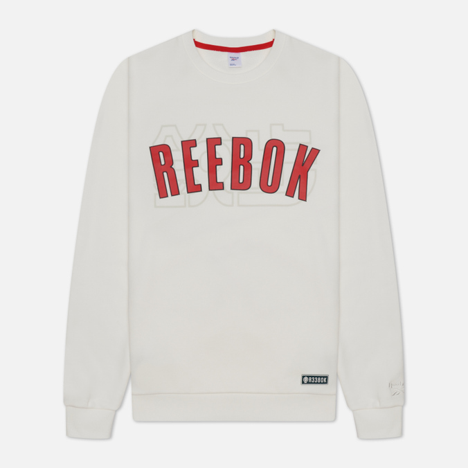 

Свитшот мужской Reebok HE7127 белый 2XL, HE7127