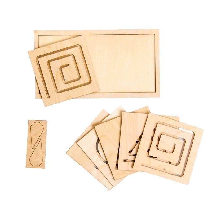 Набор Лесная мастерская Простые фигуры