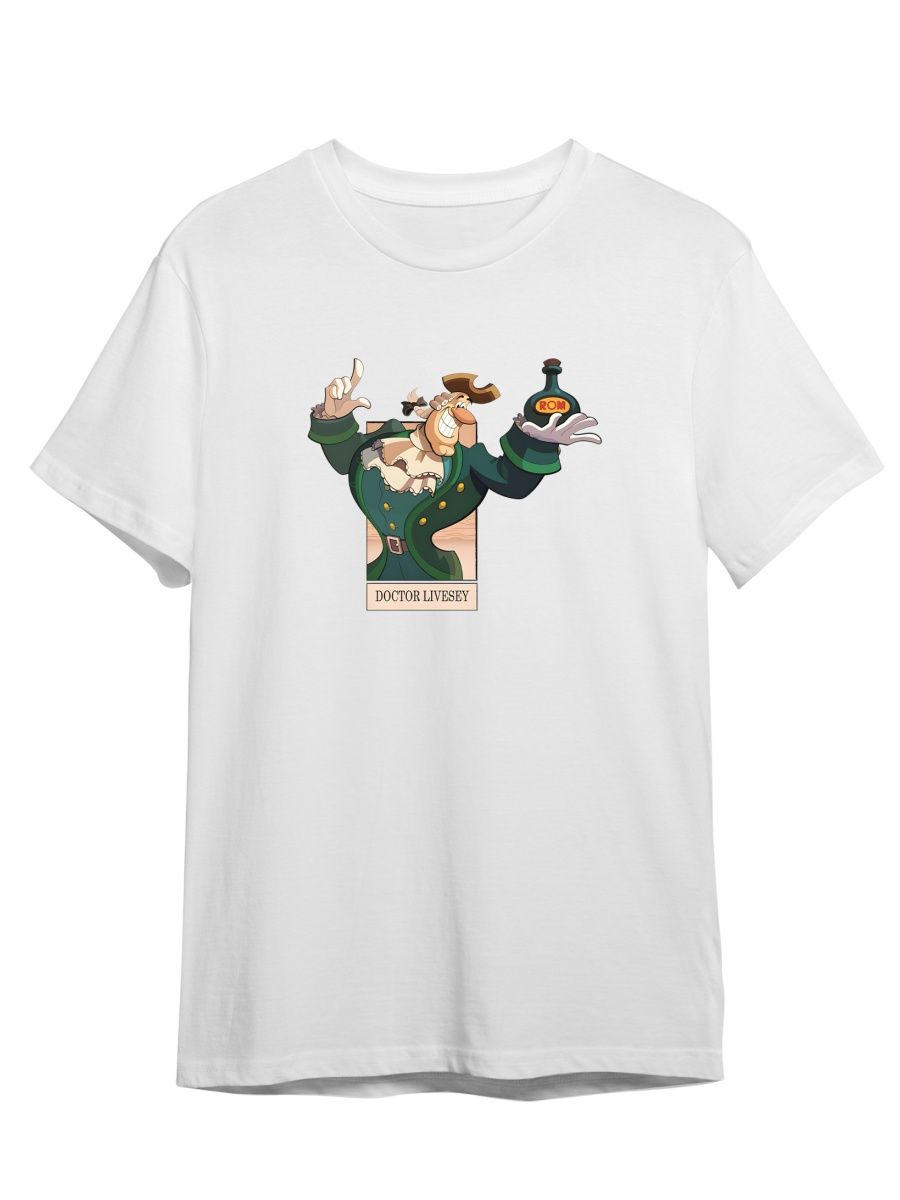 

Футболка унисекс СувенирShop Остров Сокровищ/Доктор Ливси 1 белая 3XL, "Остров Сокровищ/Доктор Ливси" 1