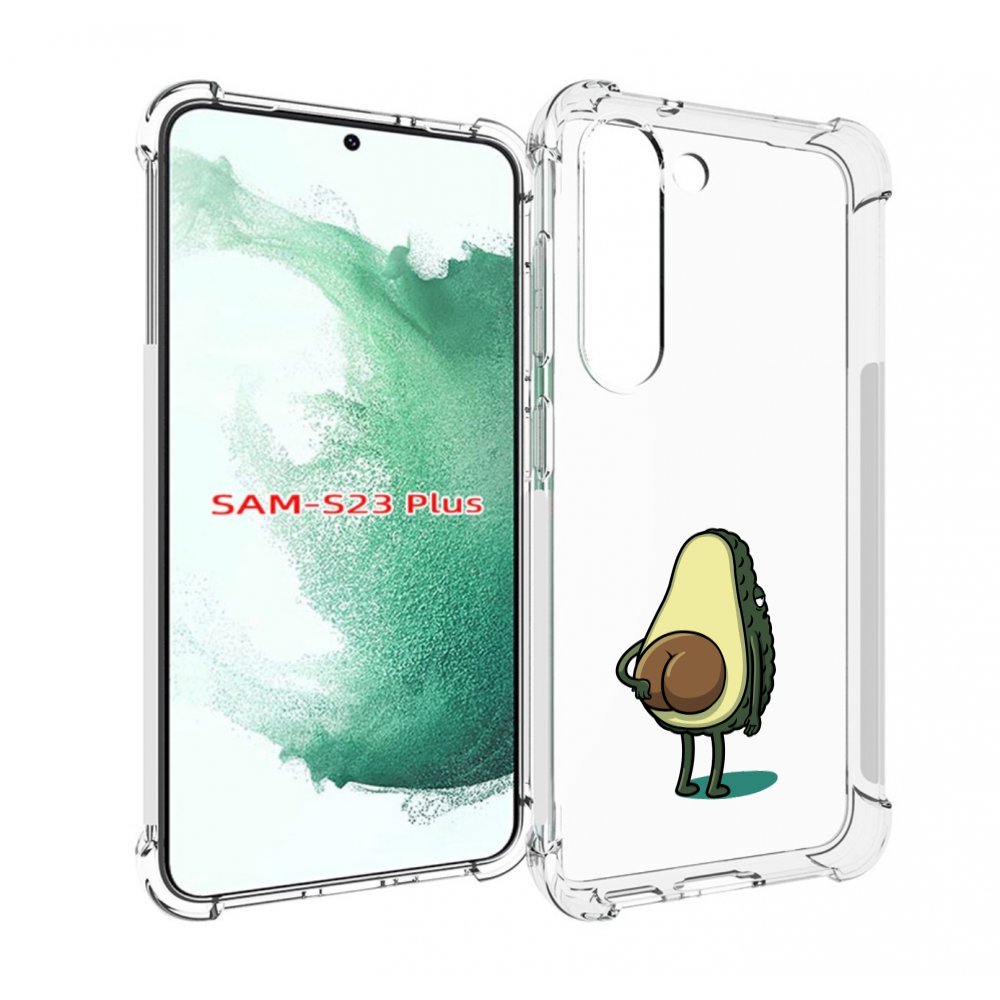 

Чехол MyPads смешной авокадо сзади для Samsung Galaxy S23 Plus +, Прозрачный, Tocco