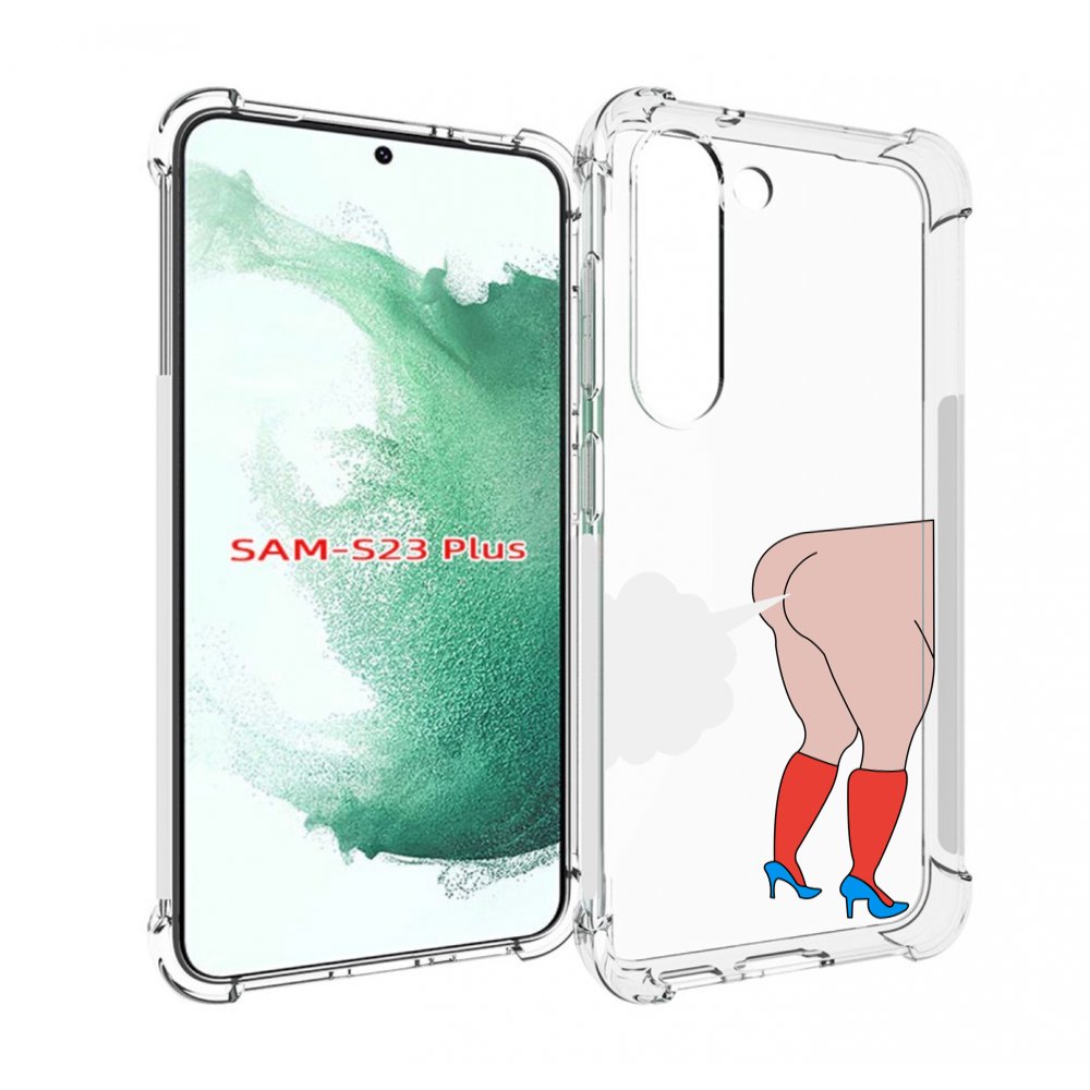 

Чехол MyPads смешная-ситуация детский для Samsung Galaxy S23 Plus +, Прозрачный, Tocco