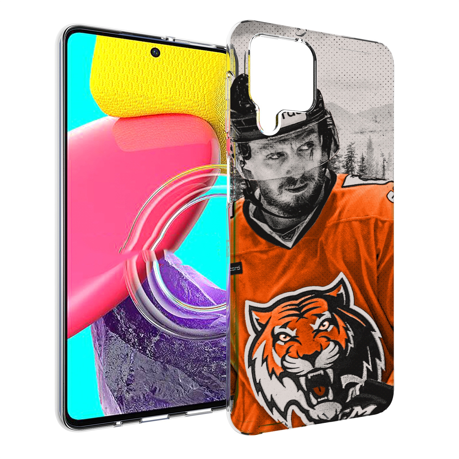 

Чехол MyPads хк амур мужской для Samsung Galaxy M53 (SM-M536), Прозрачный, Tocco