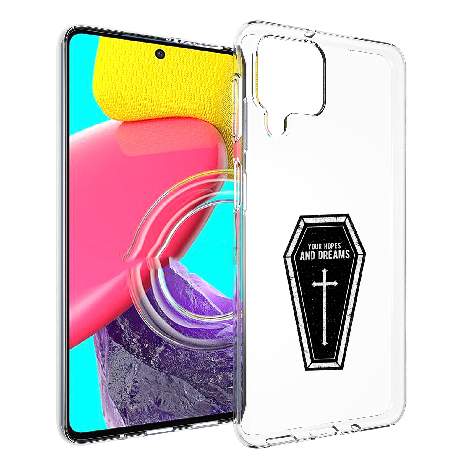 

Чехол MyPads гроб с мечтами для Samsung Galaxy M53 (SM-M536), Прозрачный, Tocco