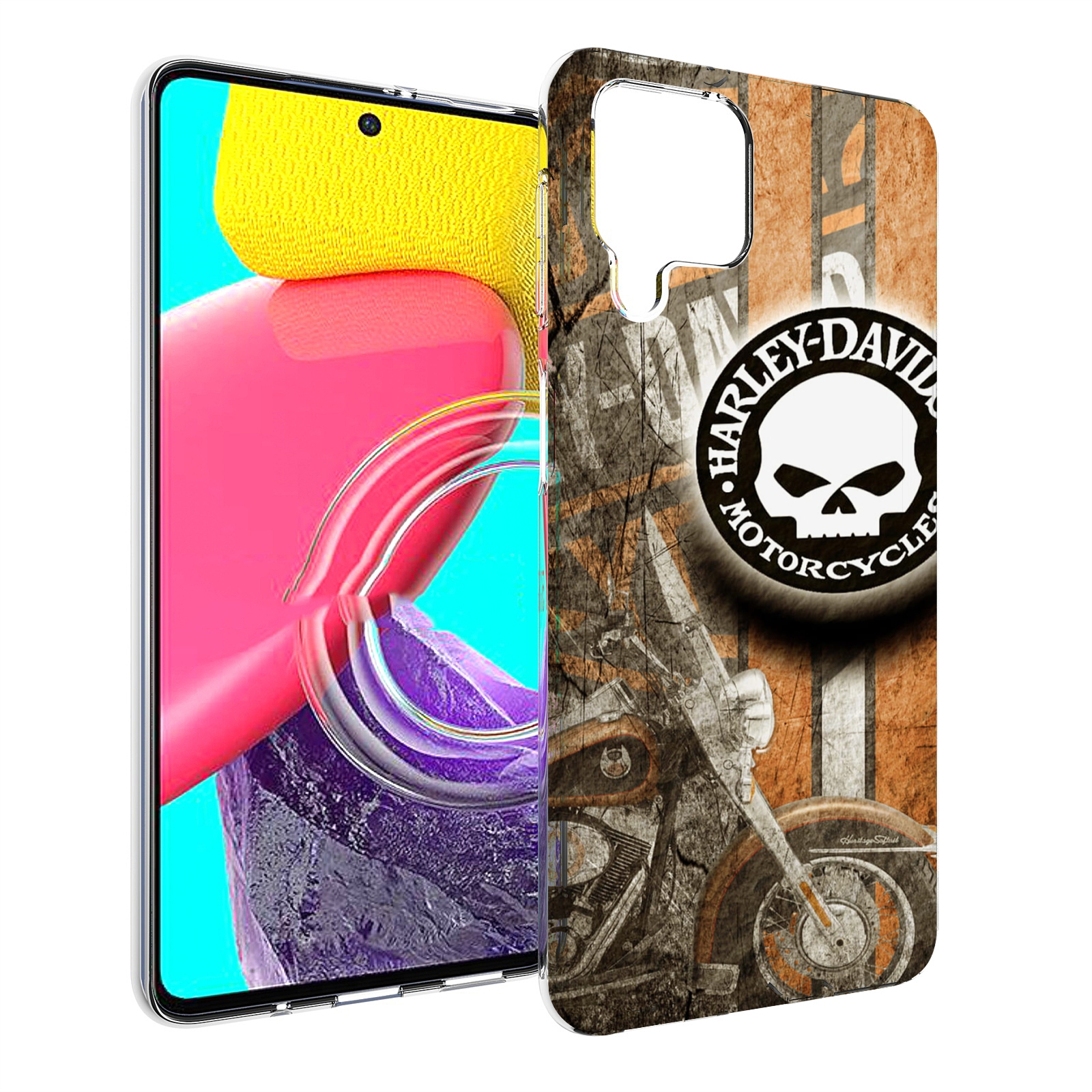 

Чехол MyPads харлеи девидсон для Samsung Galaxy M53 (SM-M536), Прозрачный, Tocco