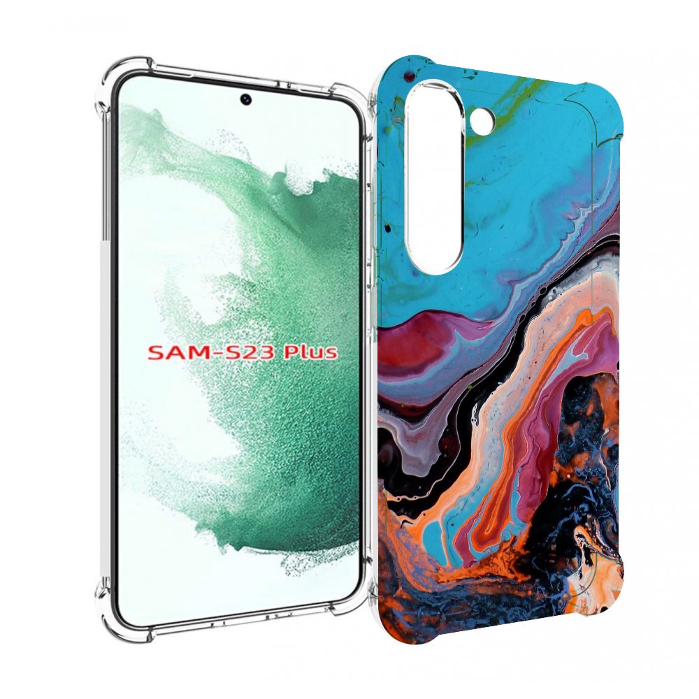 

Чехол MyPads смешанные краски для Samsung Galaxy S23 Plus +, Прозрачный, Tocco