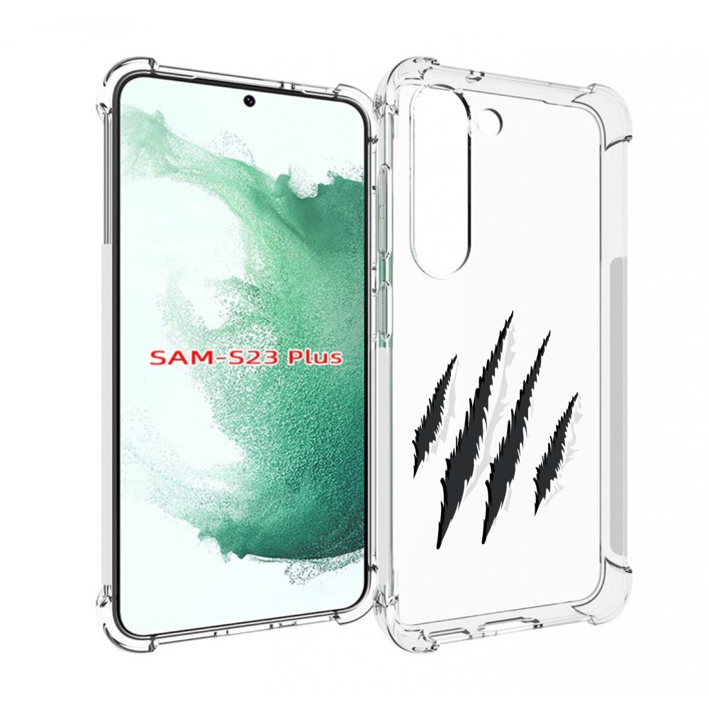 

Чехол MyPads след-когтей для Samsung Galaxy S23 Plus +, Прозрачный, Tocco