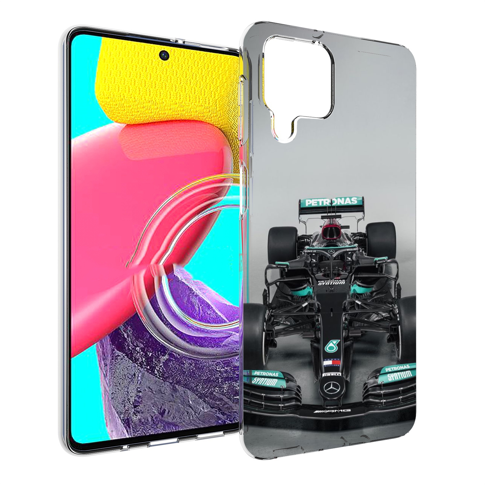 

Чехол MyPads формула 1 мерседес для Samsung Galaxy M53 (SM-M536), Прозрачный, Tocco