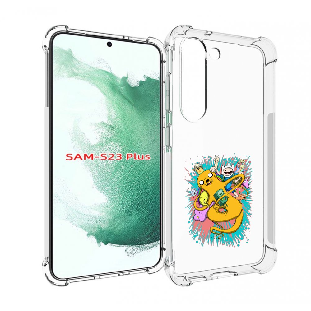 

Чехол MyPads время приключений рисунок для Samsung Galaxy S23 Plus +, Прозрачный, Tocco
