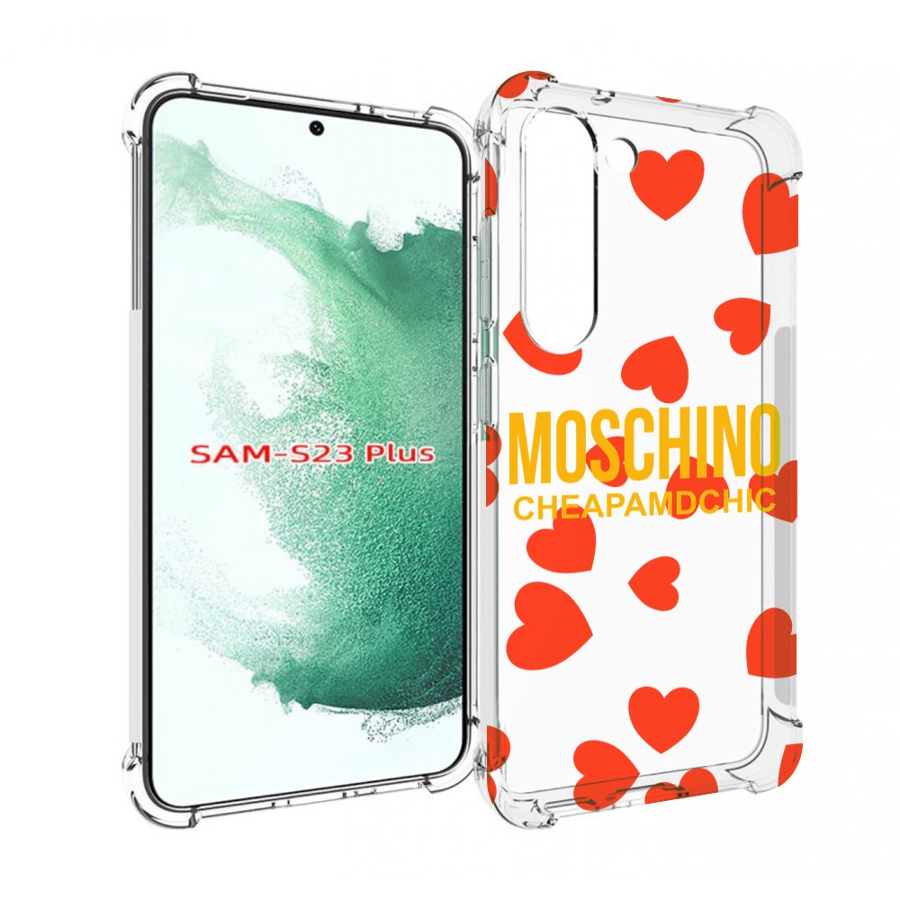 

Чехол MyPads сердца-москино для Samsung Galaxy S23 Plus +, Прозрачный, Tocco