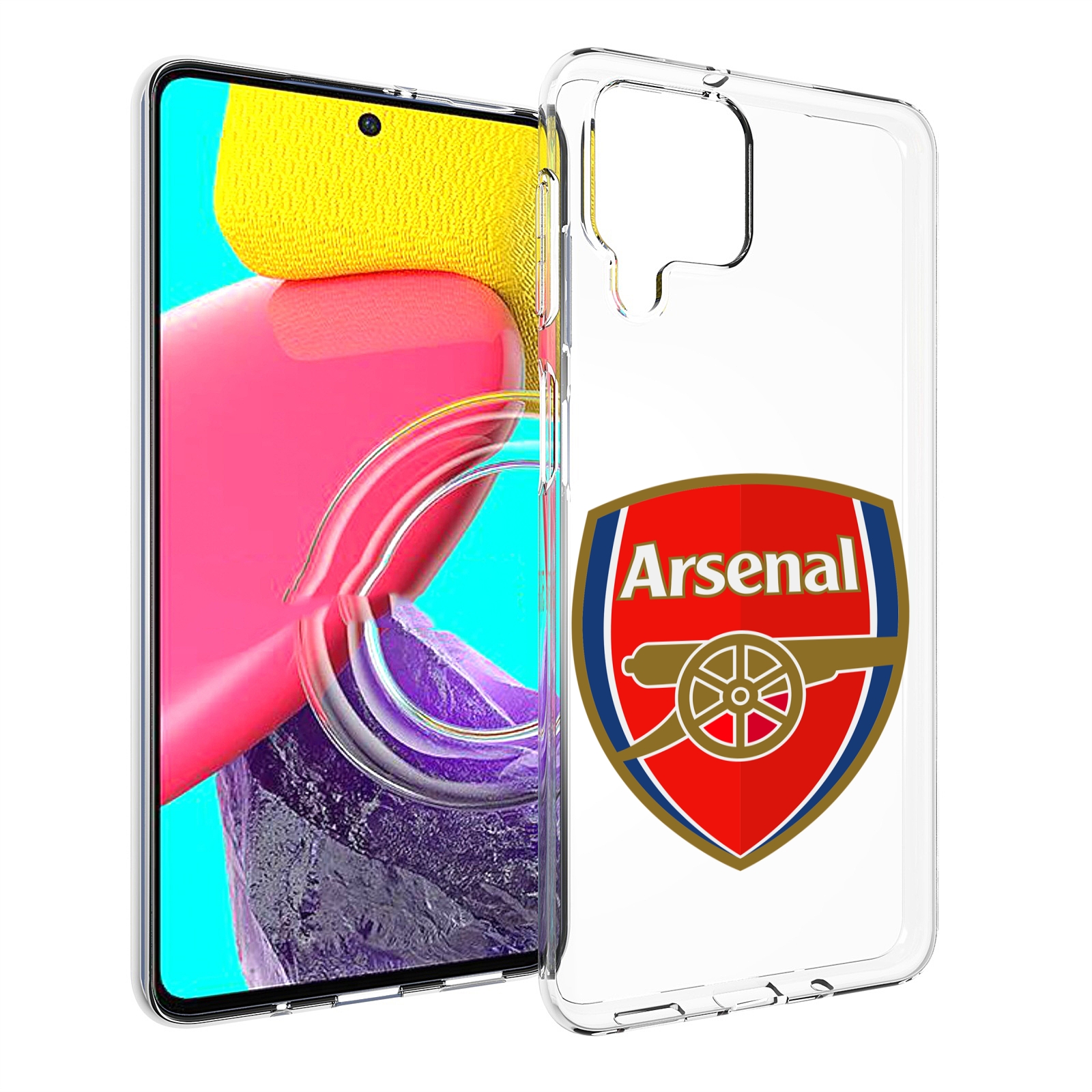

Чехол Mypads Фк-Арсенал-2 Для Samsung Galaxy M53 (Sm-M536), Прозрачный, Tocco