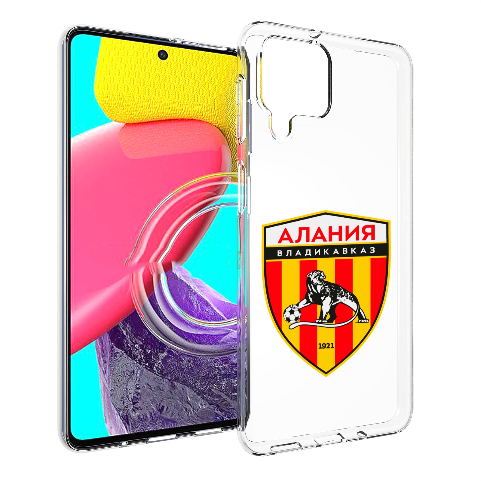 

Чехол Mypads Фк-Алания-2 Для Samsung Galaxy M53 (Sm-M536), Прозрачный, Tocco