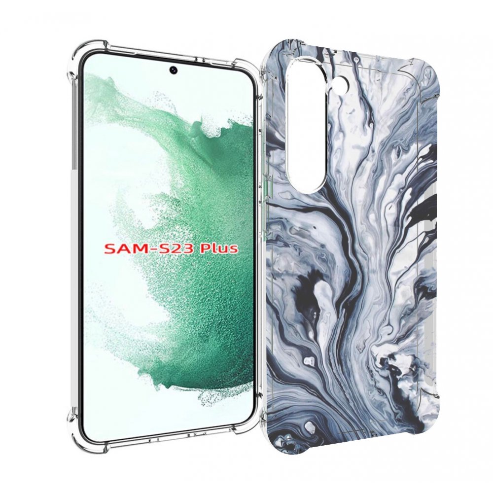 

Чехол MyPads серая краска для Samsung Galaxy S23 Plus +, Прозрачный, Tocco