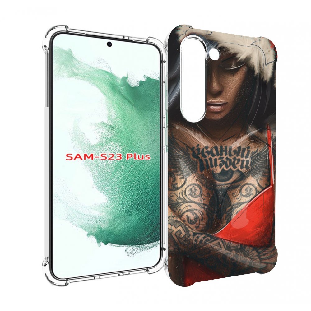 

Чехол MyPads санта-клаус-девушка для Samsung Galaxy S23 Plus +, Прозрачный, Tocco