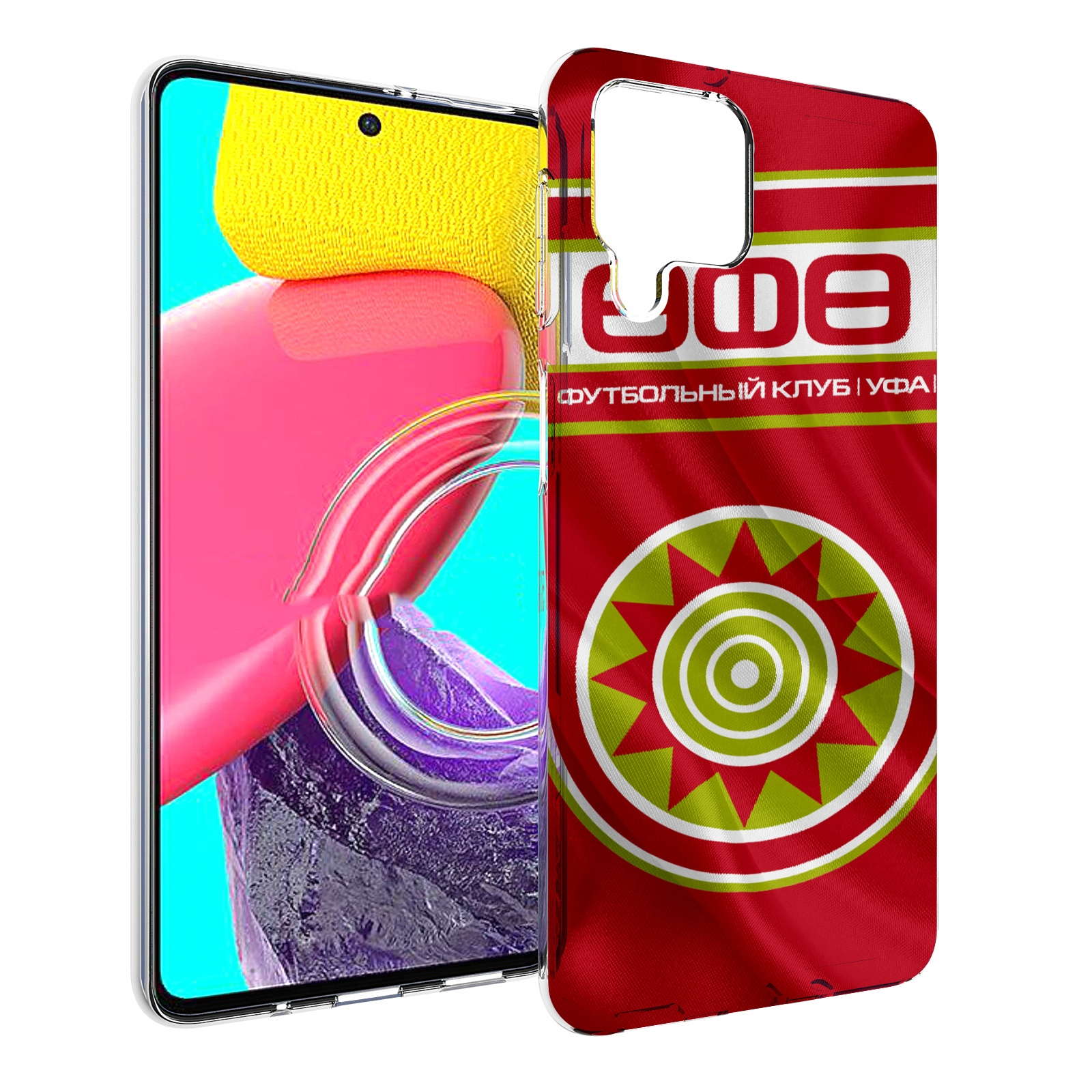 

Чехол Mypads Фк Уфа Для Samsung Galaxy M53 (Sm-M536), Прозрачный, Tocco