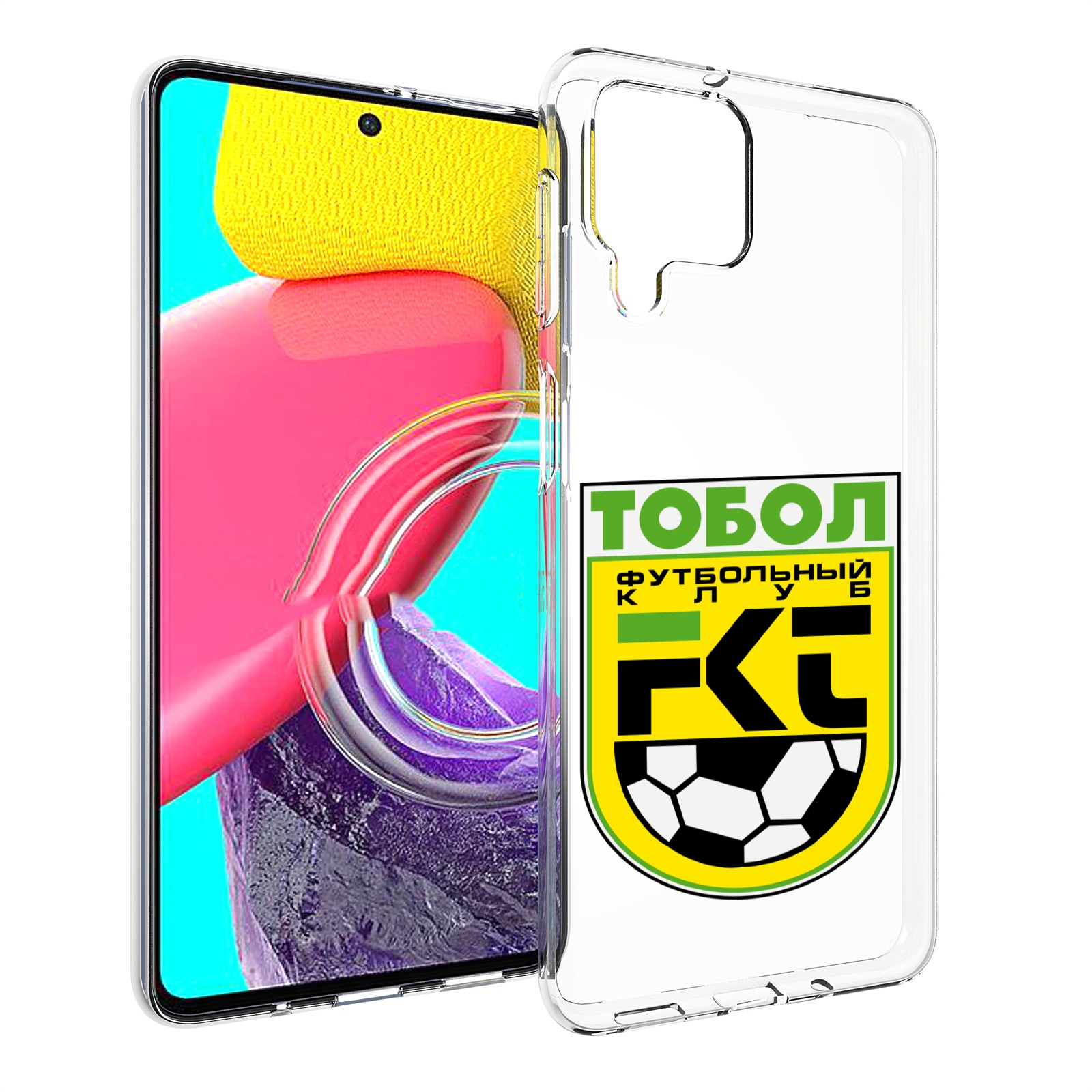 

Чехол Mypads Фк Тобол Мужской Для Samsung Galaxy M53 (Sm-M536), Прозрачный, Tocco