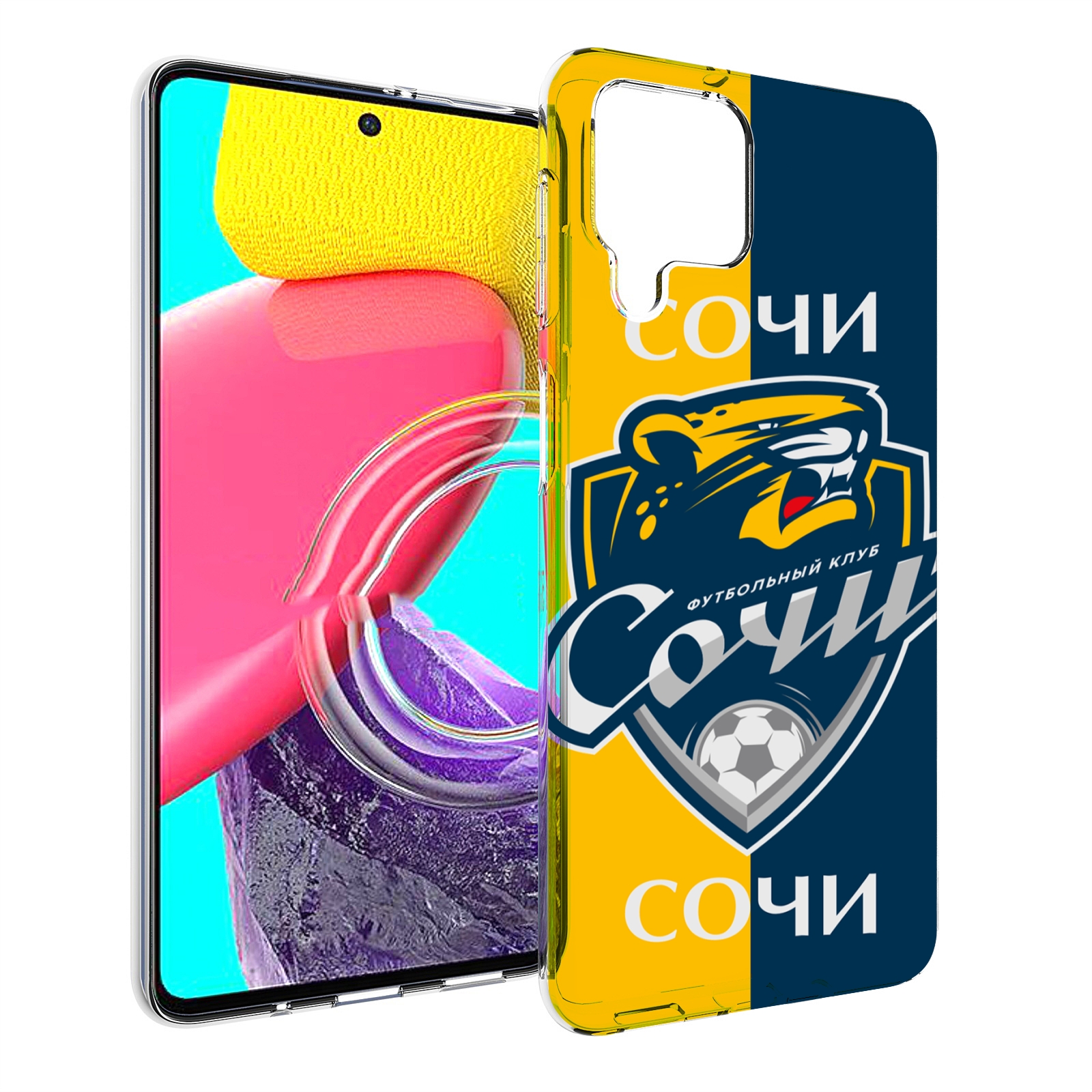 

Чехол Mypads Фк Сочи Для Samsung Galaxy M53 (Sm-M536), Прозрачный, Tocco