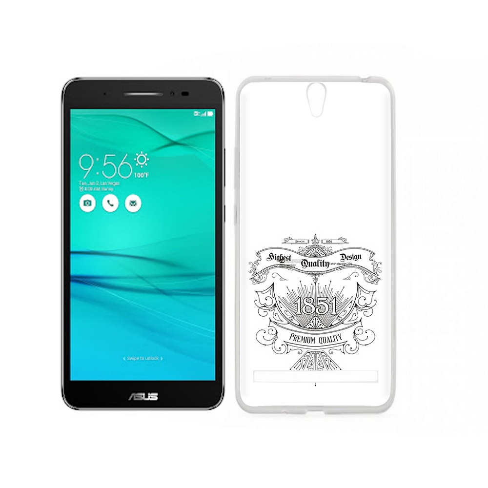 

Чехол MyPads Tocco для Asus ZenFone Go (ZB690KG) логотип 1851 год, Прозрачный, Tocco