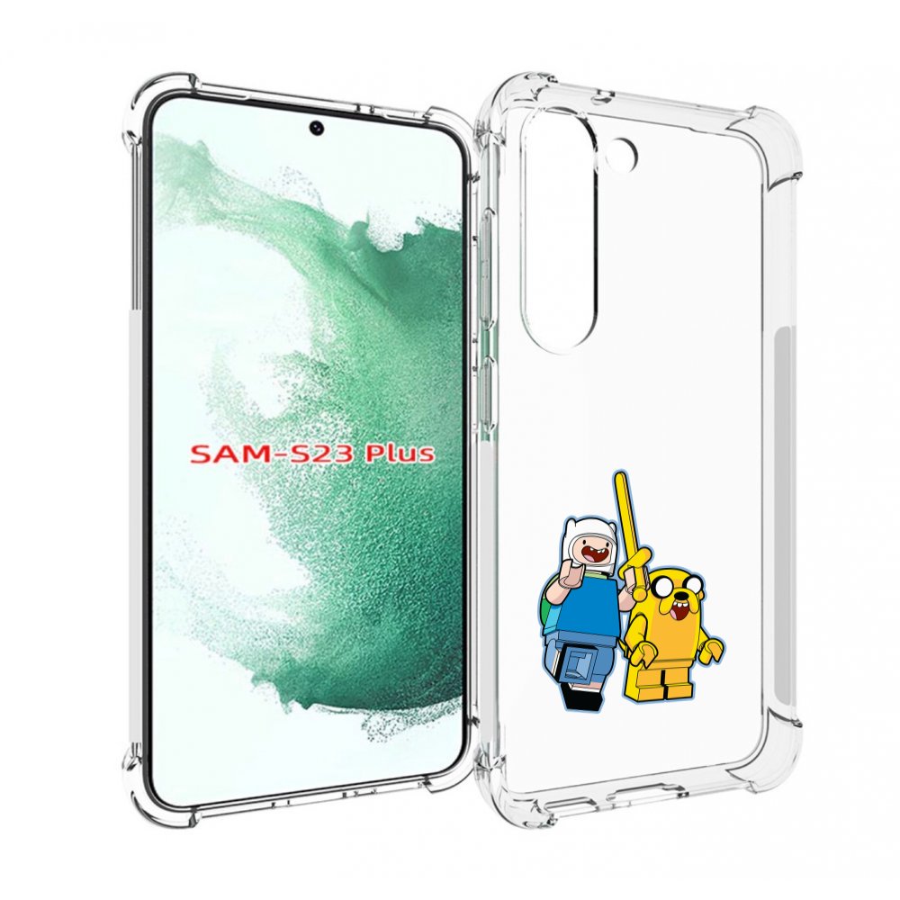 

Чехол MyPads время приключений лего для Samsung Galaxy S23 Plus +, Прозрачный, Tocco