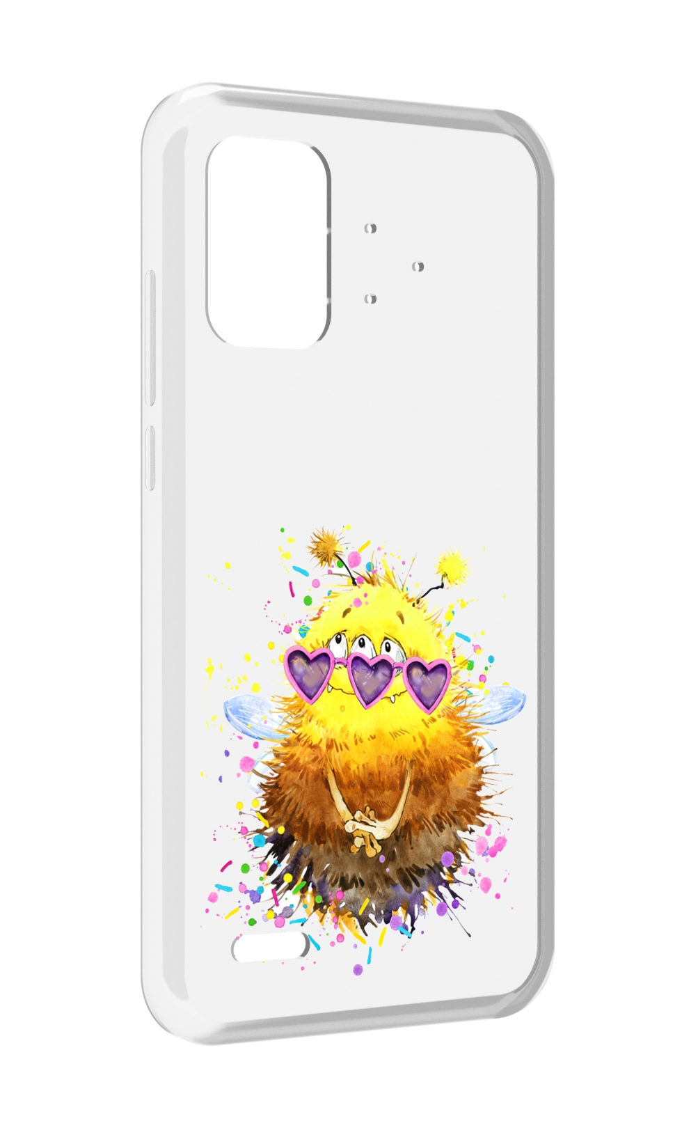 

Чехол MyPads Пушитый шмель для UMIDIGI Bison Pro, Прозрачный, Tocco