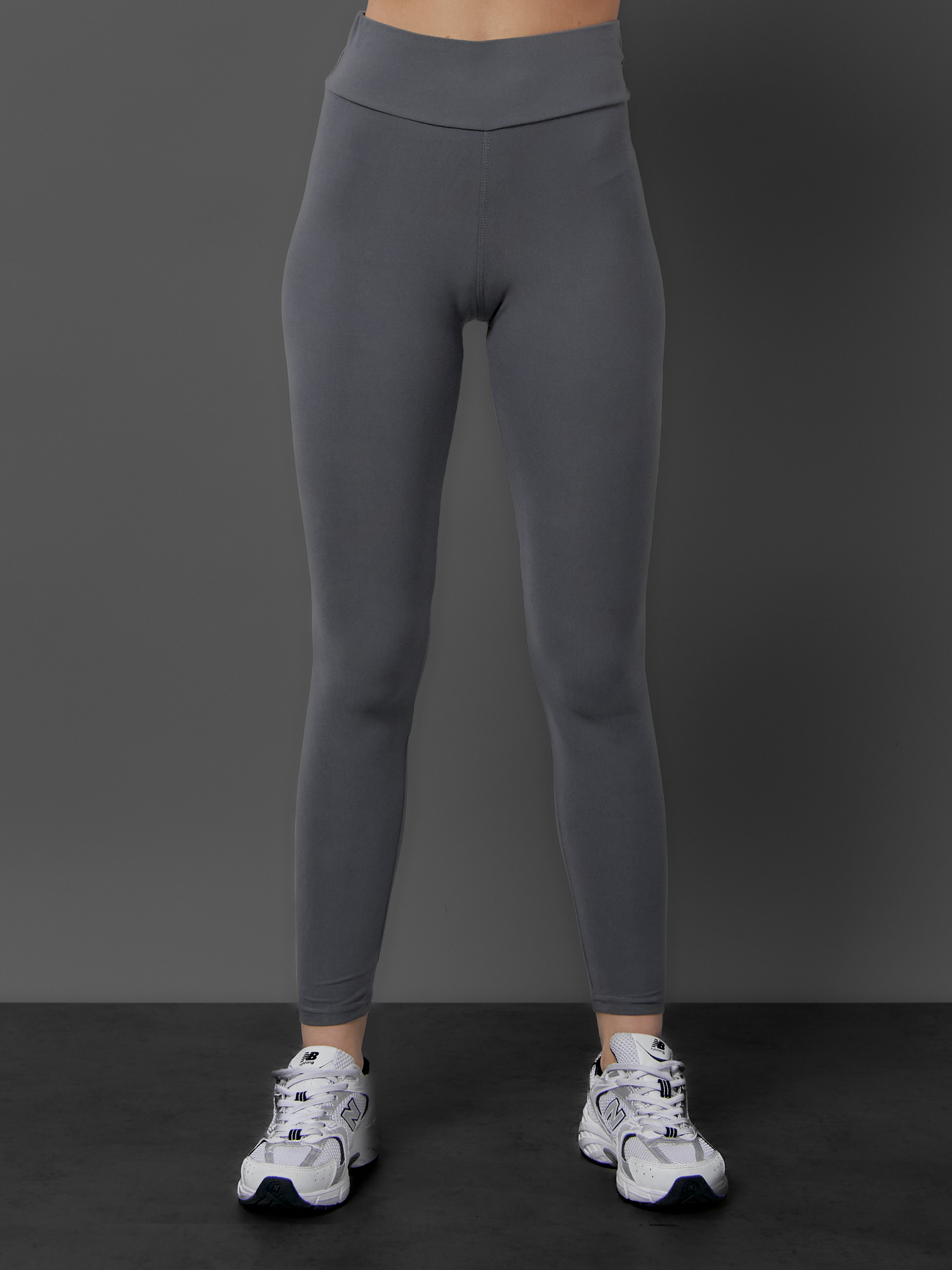 

Спортивные леггинсы женские NoBrand OI-1005 серые XL-XXXL, Серый, OI-1005