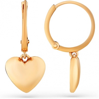 

Серьги из красного золота без вставки Master Brilliant 002-0248-0000-010, 002-0248-0000-010