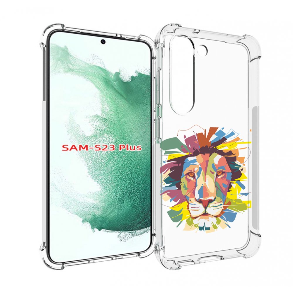 

Чехол MyPads разноцветный-лев детский для Samsung Galaxy S23 Plus +, Прозрачный, Tocco