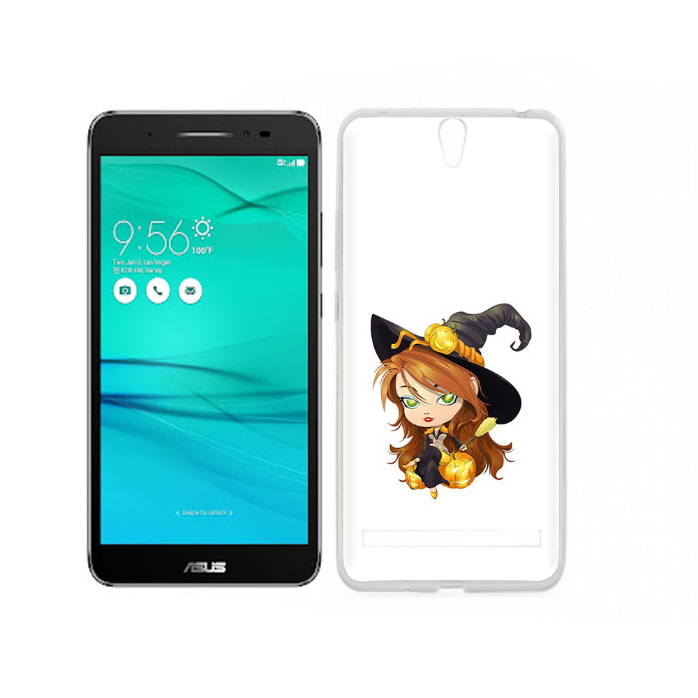 

Чехол MyPads Tocco для Asus ZenFone Go (ZB690KG) Ведьмочка, Прозрачный, Tocco