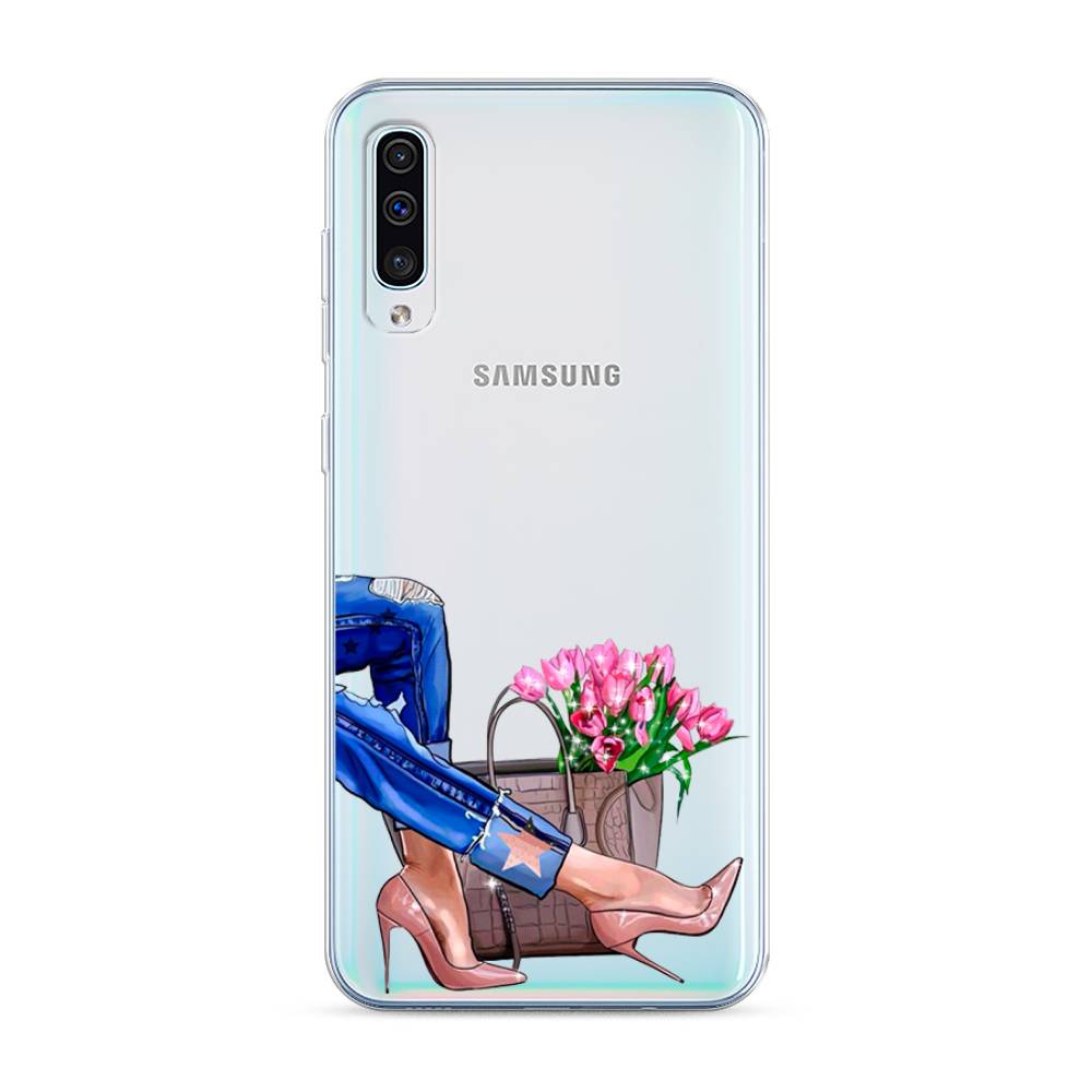 

Чехол Awog на Samsung Galaxy A30s/A50 "Каблучки", Разноцветный, 28850-7