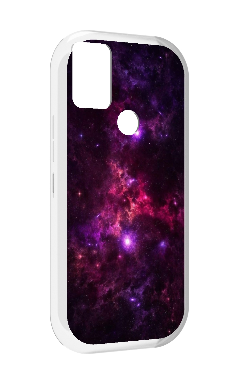 

Чехол MyPads фиолетовый-космос-с-облаками для UMIDIGI A9, Прозрачный, Tocco