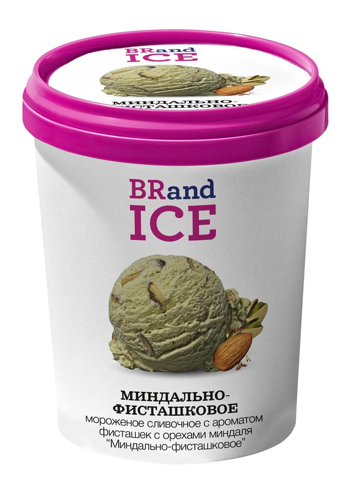 Мороженое сливочное Brand Ice Мокко-миндаль 13% 1 кг
