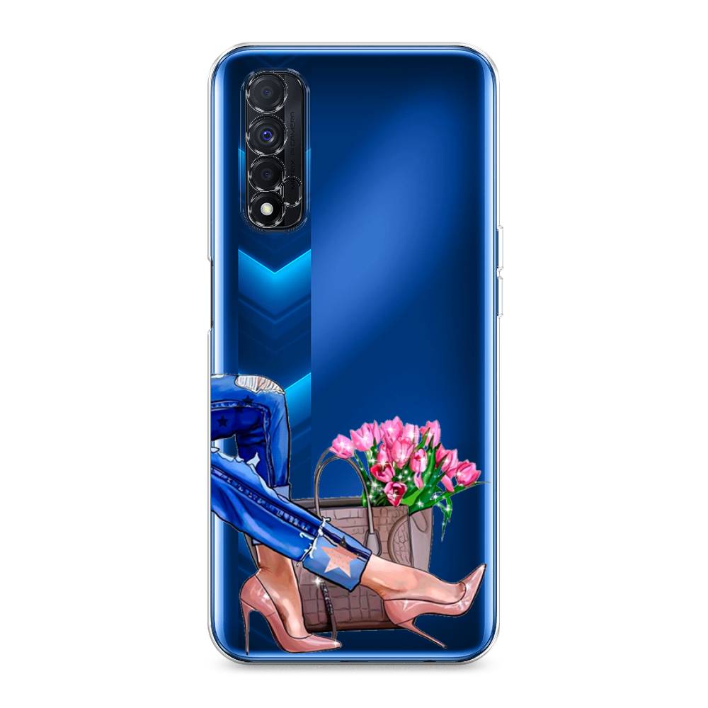 

Чехол Awog на Realme Narzo 30 4G "Каблучки", Разноцветный, 257650-7