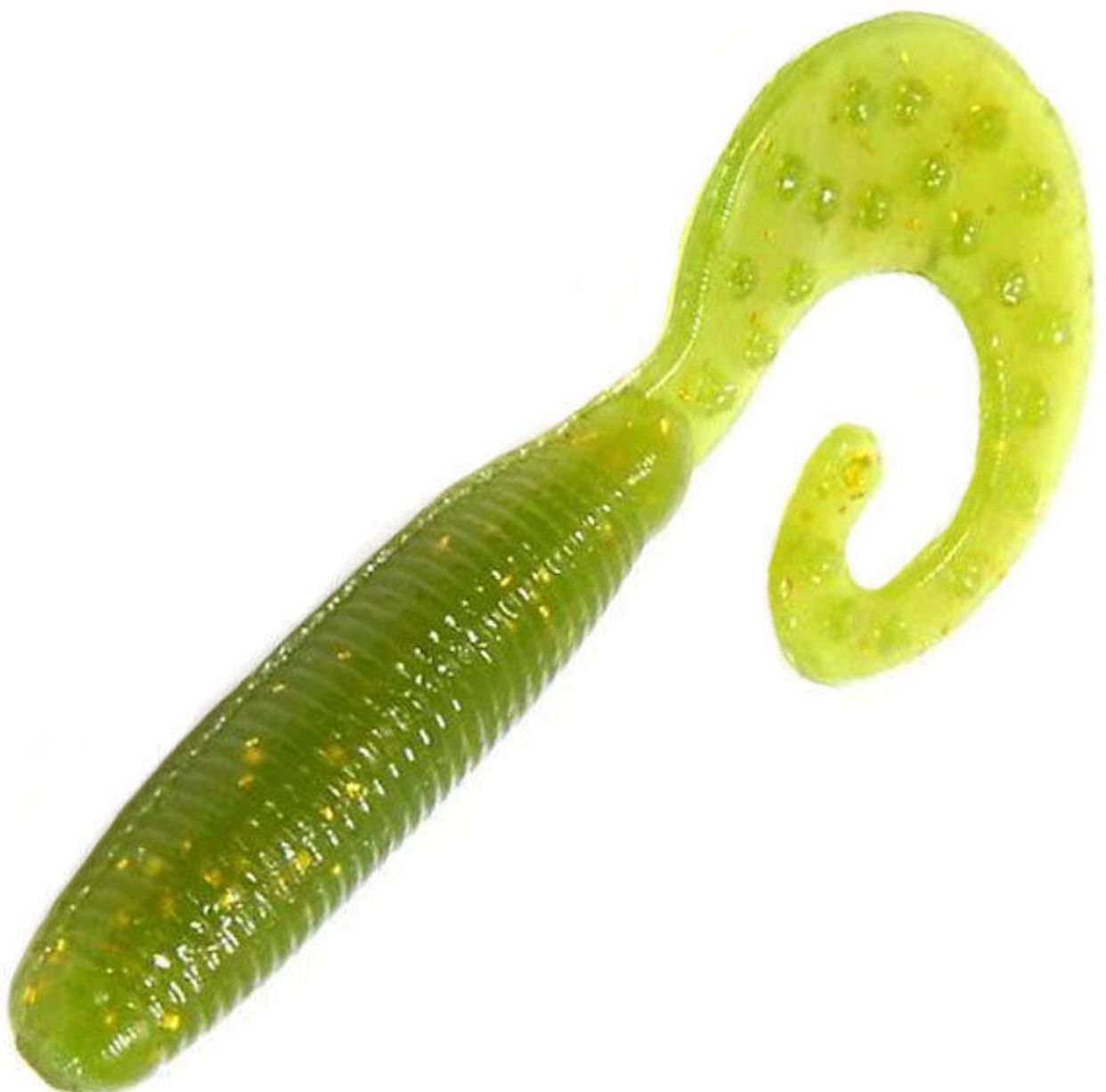 

Силиконовая приманка REINS FAT G TAIL GRUB 3 Цв. 035-Green Sparkling, Зеленый, Fat G-Tail Grub