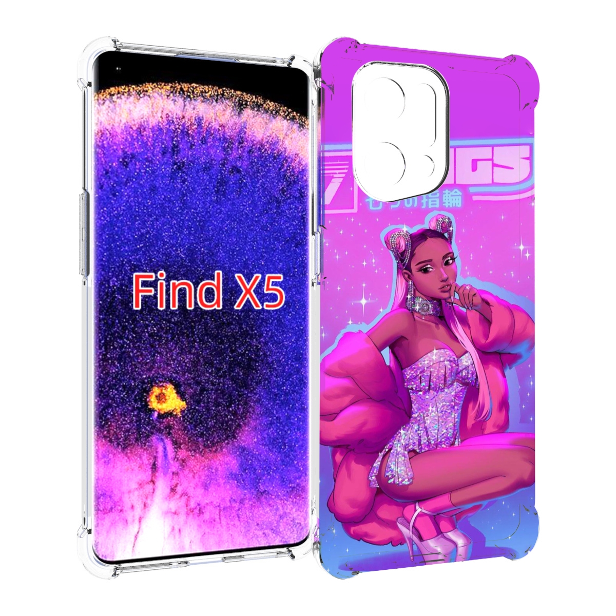 

Чехол MyPads ариана-гранде для Oppo Find X5, Прозрачный, Tocco