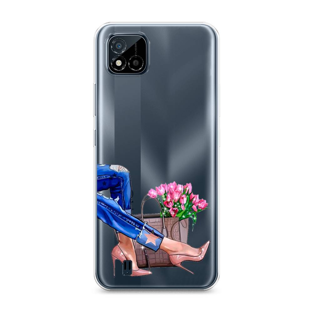 

Чехол Awog на Realme C11 (2021) "Каблучки", Разноцветный, 257550-7