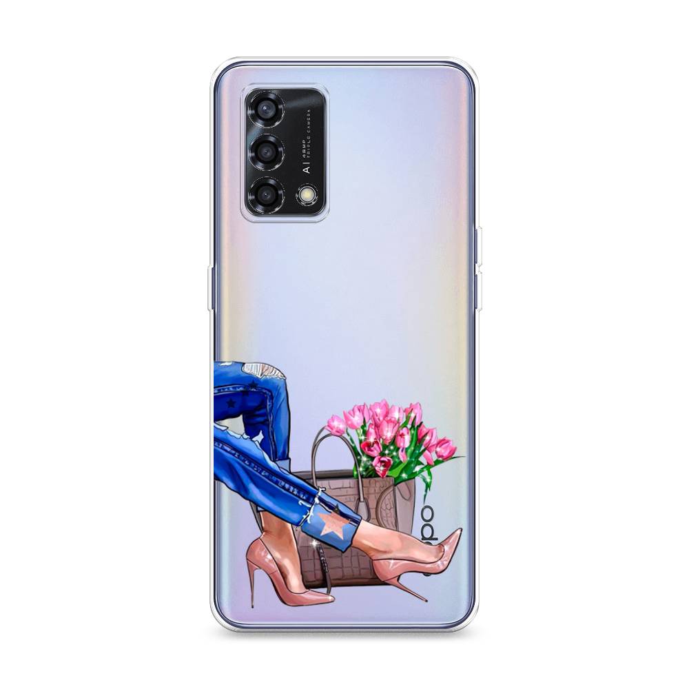 

Чехол Awog на Oppo Reno 6 Lite "Каблучки", Разноцветный, 259550-7