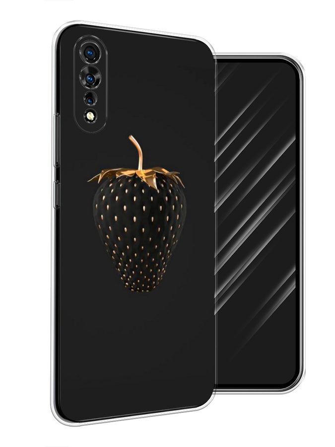 

Чехол Awog на Vivo iQOO Neo/V17 Neo "Черно-золотая клубника", Разноцветный, 262050-10