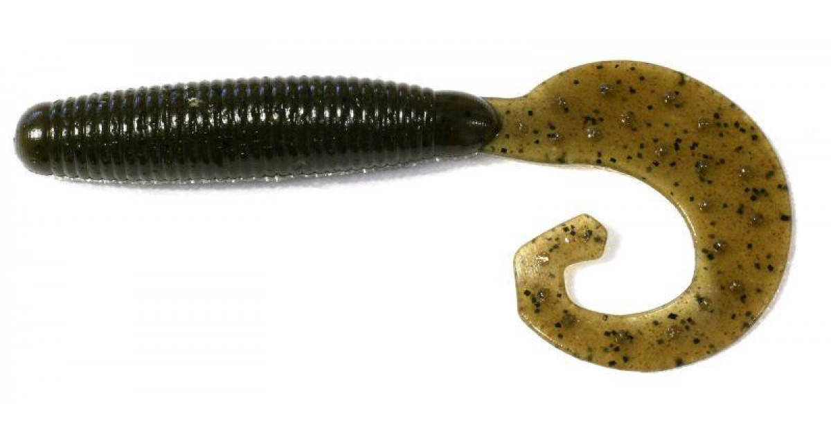 

Силиконовая приманка REINS FAT G TAIL GRUB 2 Цв. 002-Green Pumpkin, Зеленый, Fat G-Tail Grub