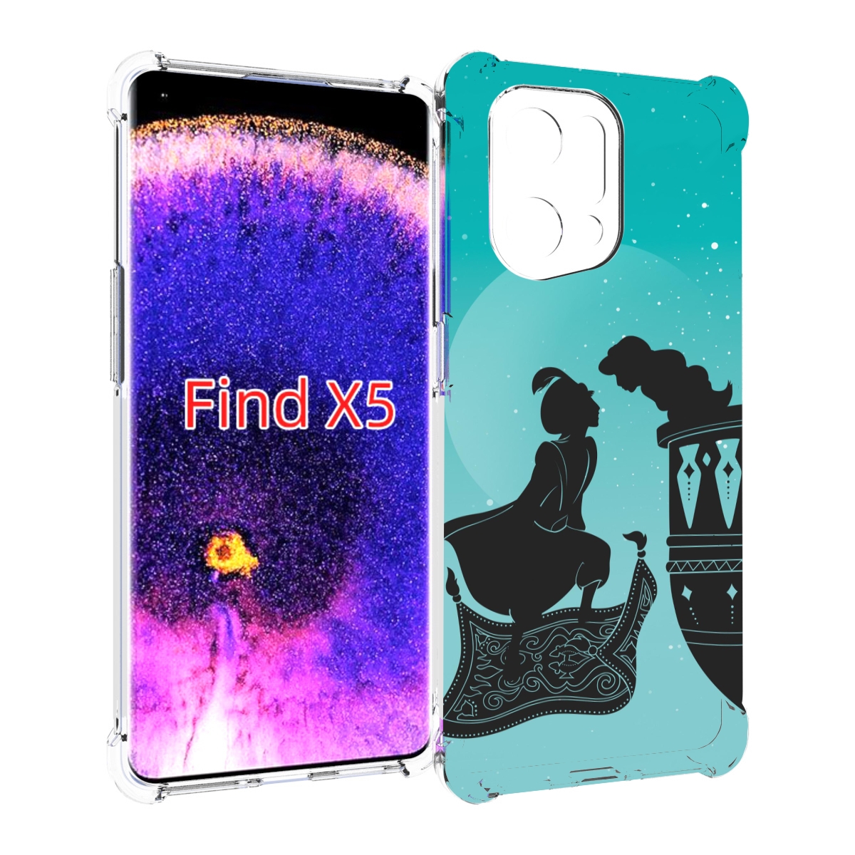 

Чехол MyPads алладин тень для Oppo Find X5, Прозрачный, Tocco