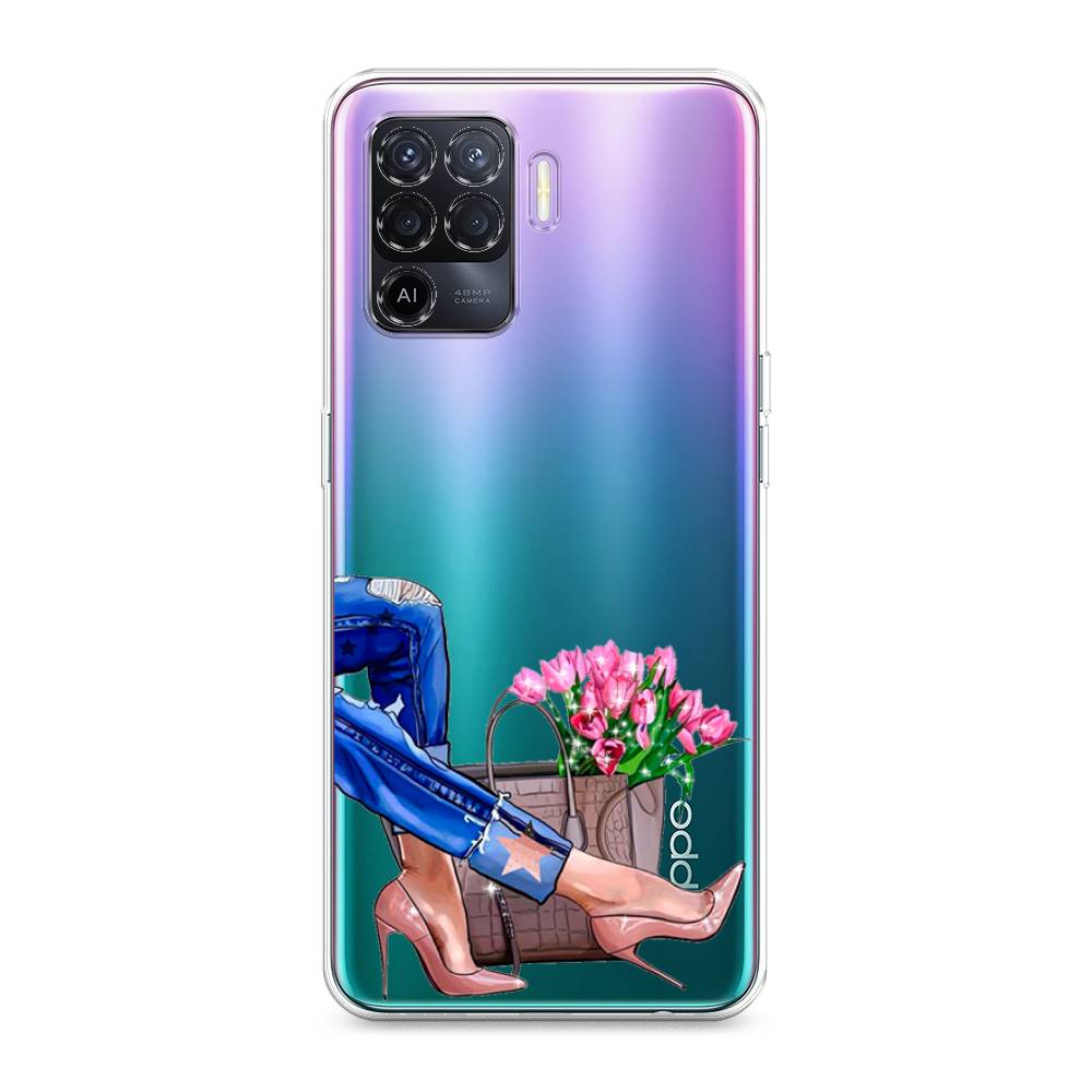 

Чехол Awog на Oppo Reno 5 Lite "Каблучки", Разноцветный, 255150-7