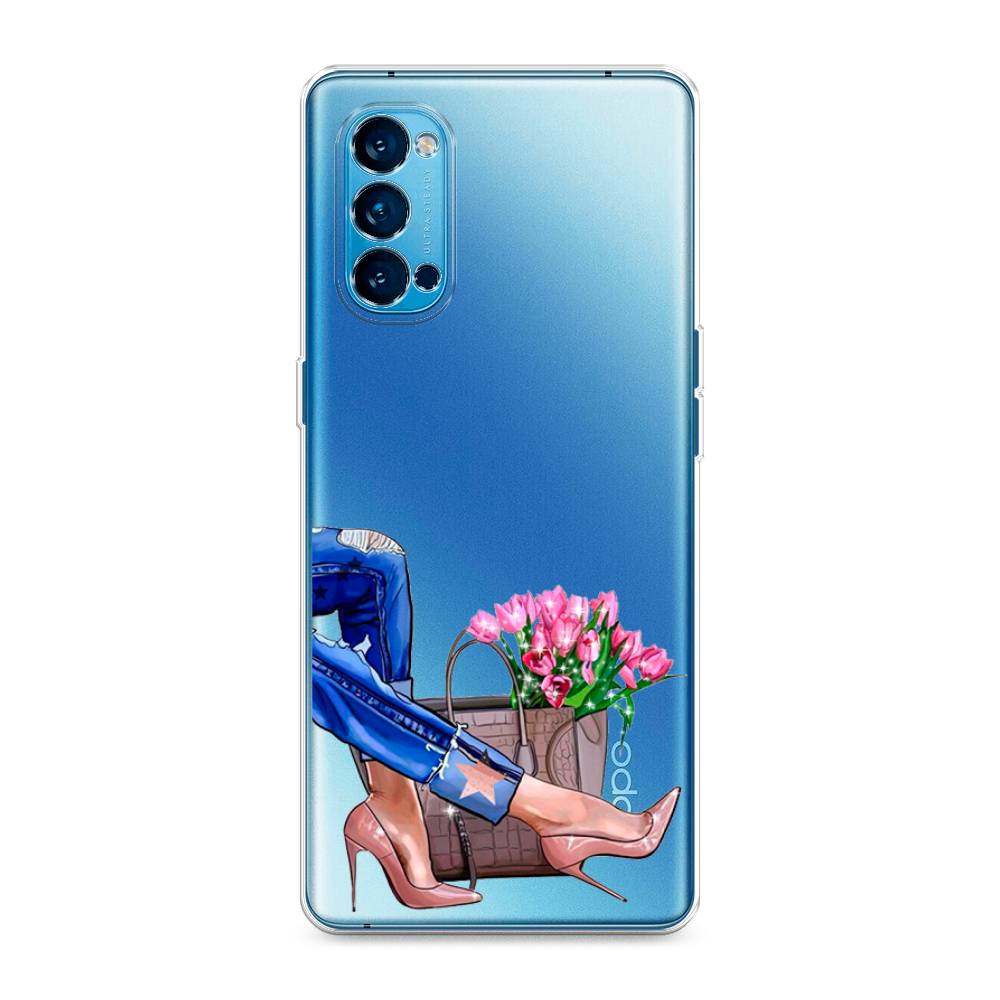 

Чехол Awog на Oppo Reno 4 Pro 5G "Каблучки", Разноцветный, 253750-7