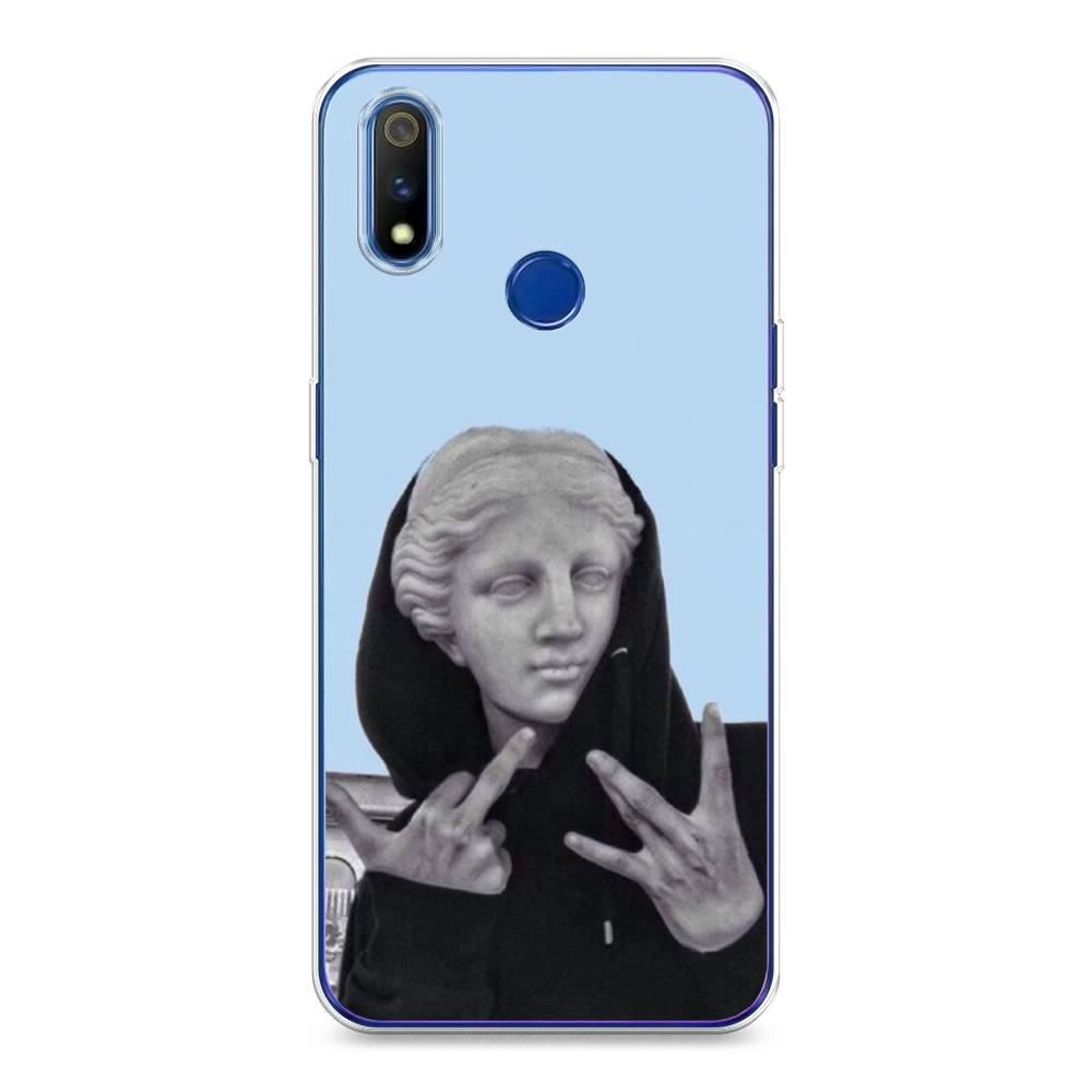 

Чехол Awog на Realme 3 Pro "SWAG статуя", Разноцветный, 251250-9