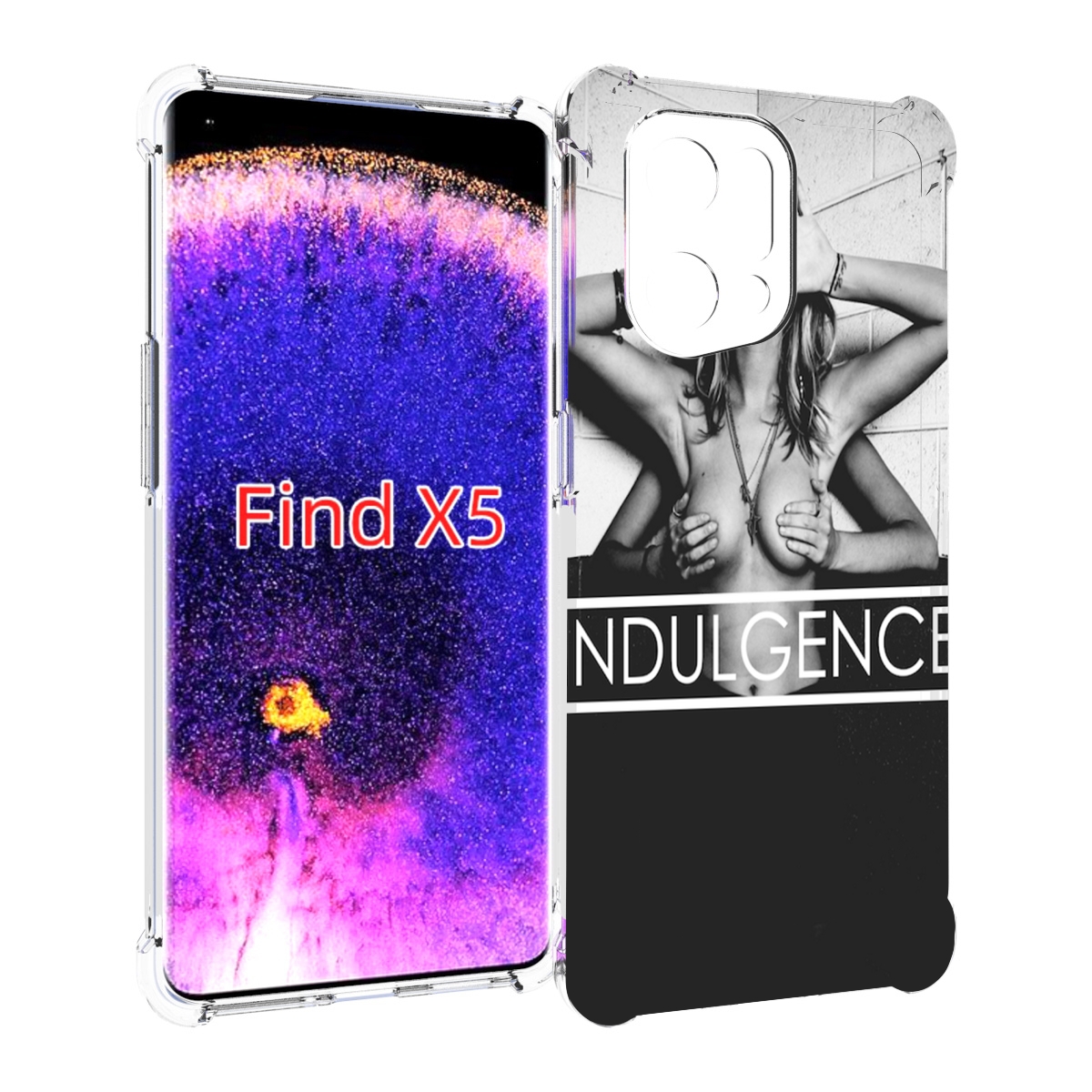 

Чехол MyPads Страсть для Oppo Find X5, Прозрачный, Tocco