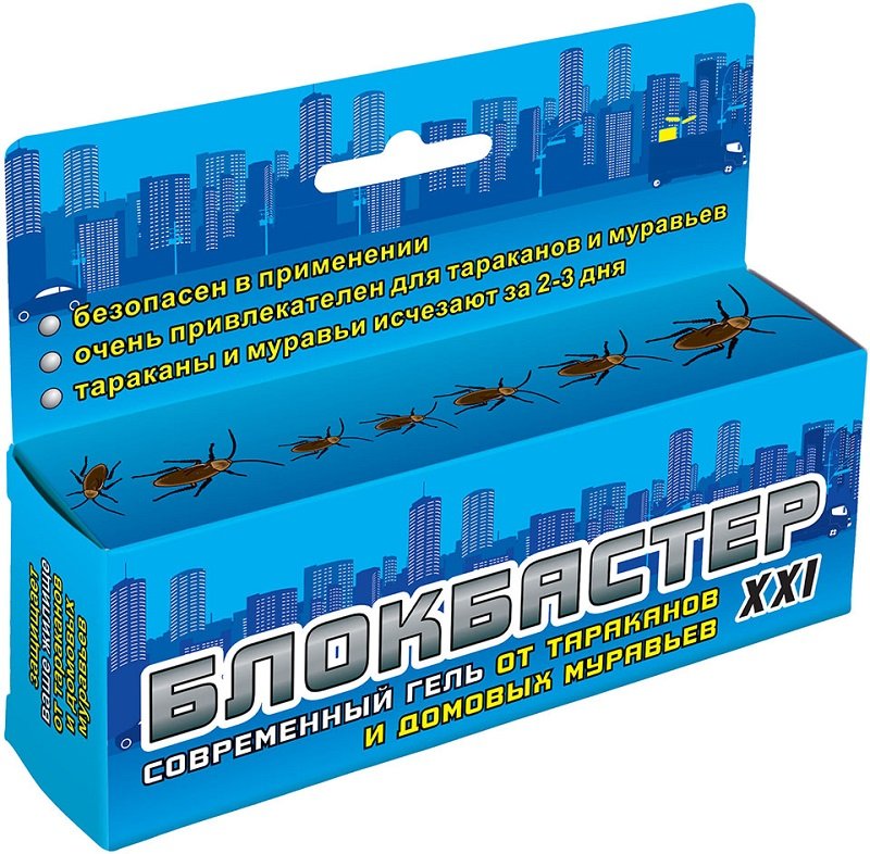 

Гель от насекомых Ваше Хозяйство Блокбастер XXI 126462 45 г, Блокбастер XXI