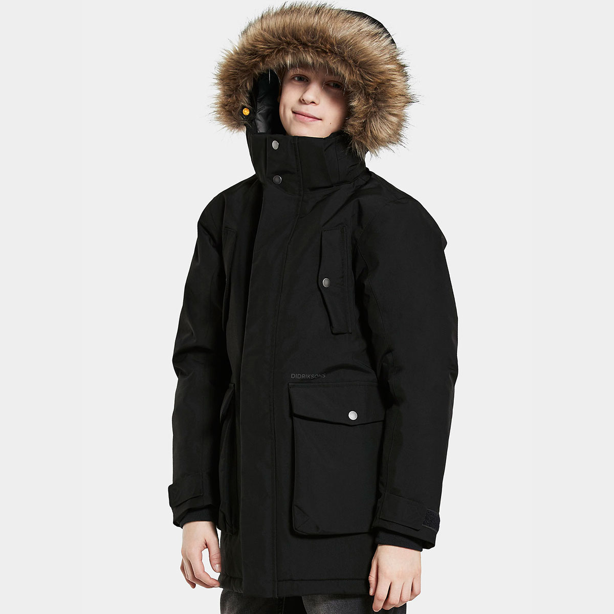 

Парка детская Didriksons JERKE, черный, 146, JERKE