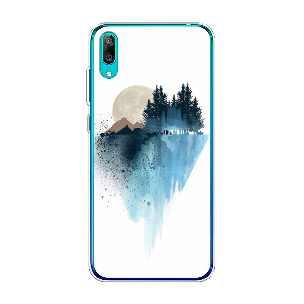 фото Чехол awog "горы 5" для huawei y7 prime 2019