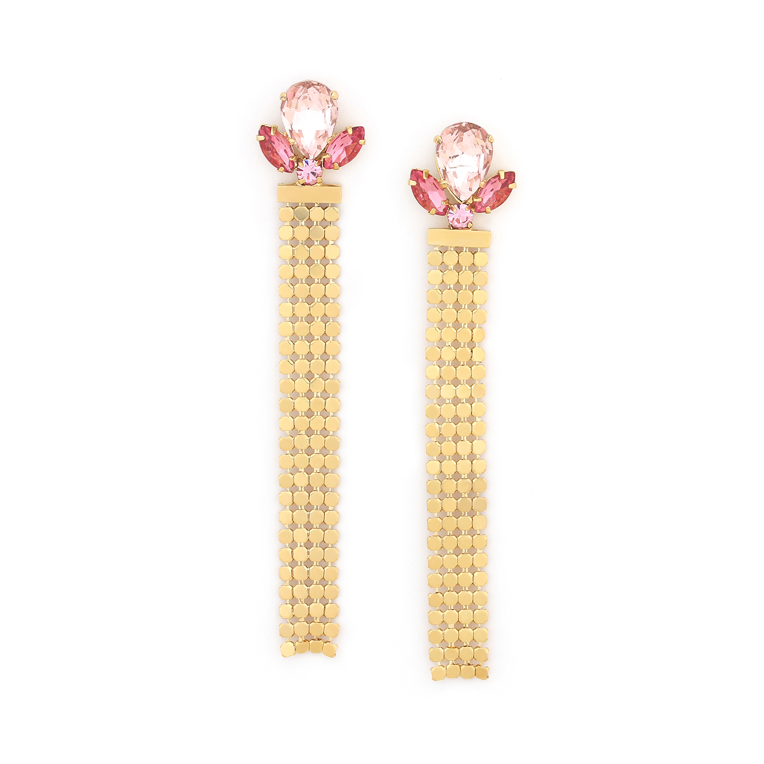 

Серьги подвески из бижутерного сплава Franck Herval FH24.2-12-69081, swarovski, FH24.2-12-69081