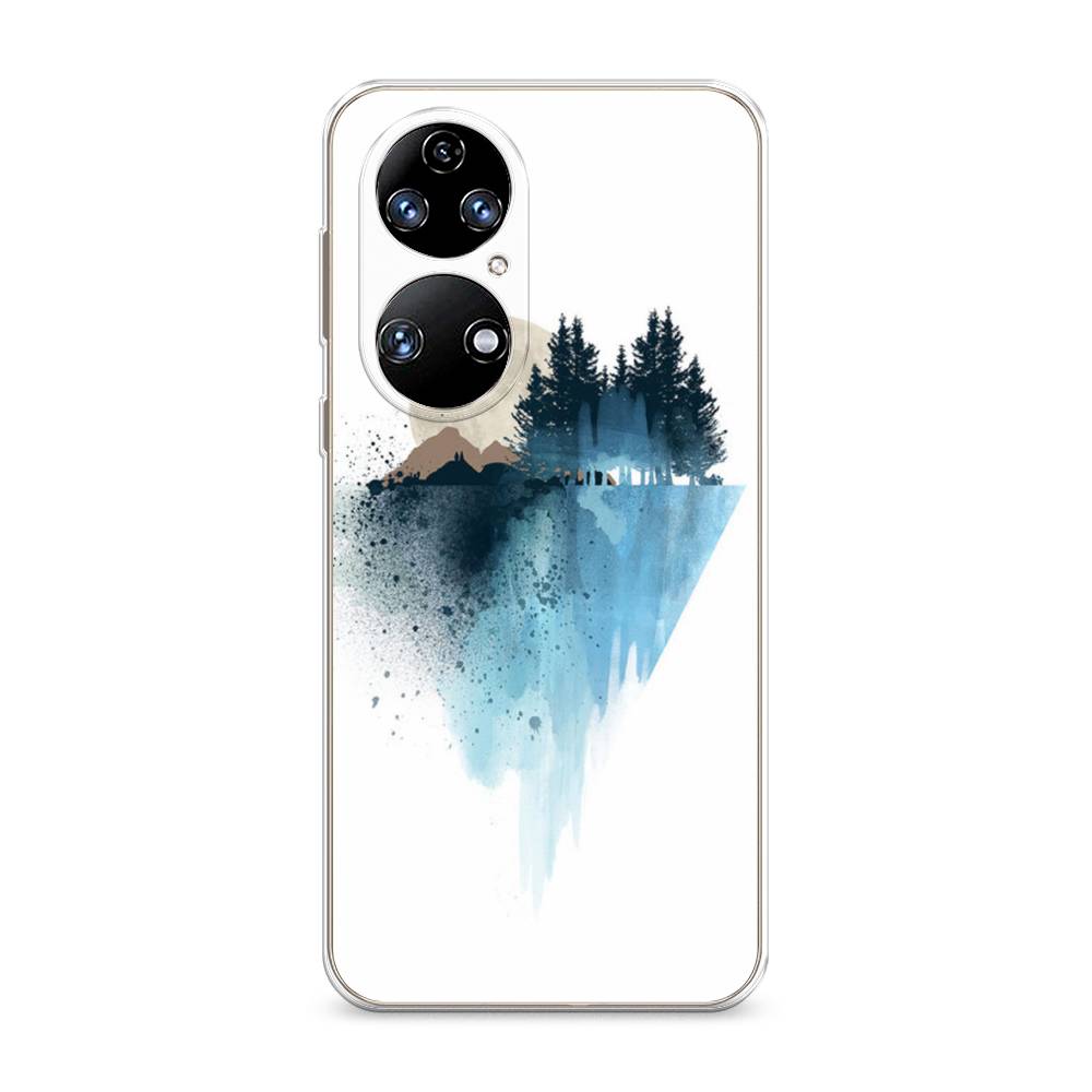 

Чехол Awog на Huawei P50 "Горы 5", Голубой, 6104950-4